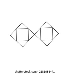 Papel de fondo y ilustración de arte sin fisuras textura de diseño cuadrado de línea gráfica vectorial diseño plano aislado de moda para el algodón hermoso patrón colorido de papel artesanal y oveja