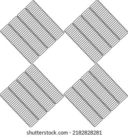 Hintergrund-Bildschirmhintergrund und nahtlose Grafikansatz-Textur der Vektorgrafik quadratischer Pixel-Mode einzeln auf einem trendigen Design für schöne Baumwollmuster bunte Stoffpapiere
