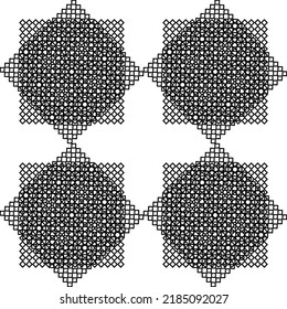 Hintergrund-Tapete und nahtlose Kunstwerke, Vektorgrafik-Quadrat-Design einzeln auf einem trendigen Design für schöne Baumwollmuster bunte Stoffpapiere und Schafe