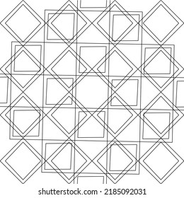 Hintergrund-Tapete und nahtlose Kunstwerke, Vektorgrafik-Quadrat-Design einzeln auf einem trendigen Design für schöne Baumwollmuster bunte Stoffpapiere und Schafe