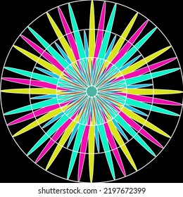 Papel de fondo y ilustración de arte sin fisuras textura de diseño de línea gráfica vectorial diseño aislado de moda plana para algodón bonito patrón de tela colorida estilo flores papel hoja de artesanía 