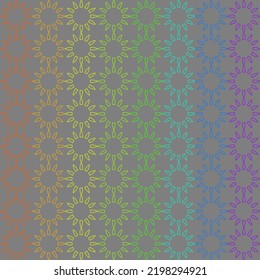 Background wallpaper and seamless artwork illustration texture of vector graphic line design isolated flat trendy design for cotton beautiful pattern colorful fabric flowers style paper craft sheet 