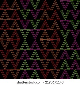 Background wallpaper and seamless artwork illustration texture of vector graphic line design isolated flat trendy design beautiful pattern colorful fabric flowers style paper craft sheet 