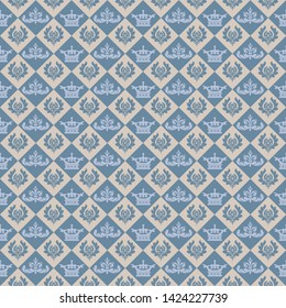 Background wallpaper seamless pattern in retro style for your design vector image
