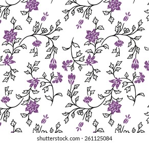 Background wallpaper with a small bouquet of flowers.