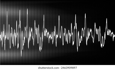 Fondo de pantalla de fondo del gráfico de Vector Soundwave