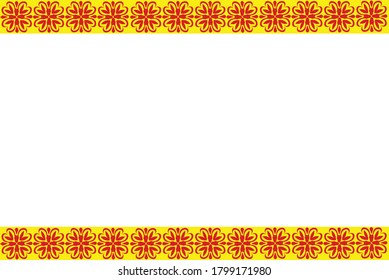 Background wallpaper with top and bottom abstract patterns