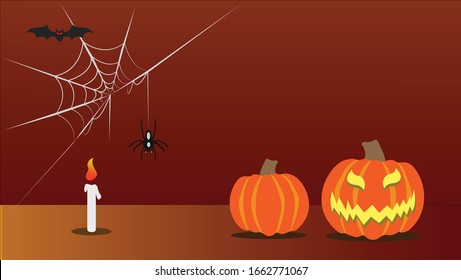 Background wallpaper vector halloween ,Horror,party,for your Halloween party