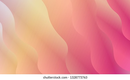 Background for Wallpaper, Web Design, Brochure, Visit Card. Vector wave pattern. Colorful geometric background. Gradient
