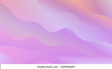 Background for Wallpaper, Web Design, Brochure, Visit Card. Vector wave pattern. Colorful geometric background. Gradient