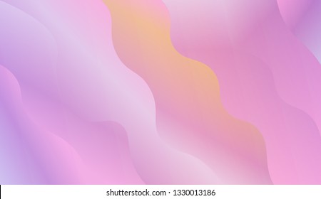 Background for Wallpaper, Web Design, Brochure, Visit Card. Vector wave pattern. Colorful geometric background. Gradient
