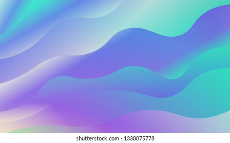 Background for Wallpaper, Web Design, Brochure, Visit Card. Vector wave pattern. Colorful geometric background. Gradient.