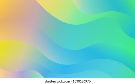 Background for Wallpaper, Web Design, Brochure, Visit Card. Vector wave pattern. Colorful geometric background. Gradient