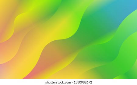 Background for Wallpaper, Web Design, Brochure, Visit Card. Vector wave pattern. Colorful geometric background. Gradient