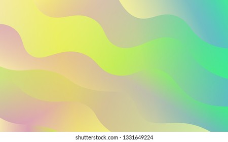 Background for Wallpaper, Web Design, Brochure, Visit Card. Vector wave pattern. Colorful geometric background. Gradient.