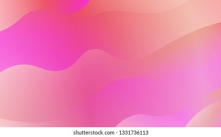 Background for Wallpaper, Web Design, Brochure, Visit Card. Vector wave pattern. Colorful geometric background. Gradient