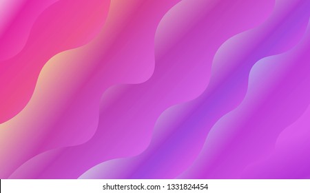 Background for Wallpaper, Web Design, Brochure, Visit Card. Vector wave pattern. Colorful geometric background. Gradient.