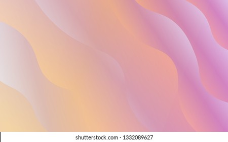 Background for Wallpaper, Web Design, Brochure, Visit Card. Vector wave pattern. Colorful geometric background. Gradient