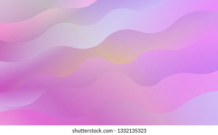 Background for Wallpaper, Web Design, Brochure, Visit Card. Vector wave pattern. Colorful geometric background. Gradient