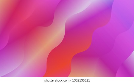 Background for Wallpaper, Web Design, Brochure, Visit Card. Vector wave pattern. Colorful geometric background. Gradient.