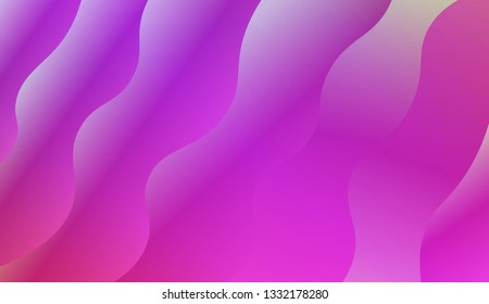 Background for Wallpaper, Web Design, Brochure, Visit Card. Vector wave pattern. Colorful geometric background. Gradient.