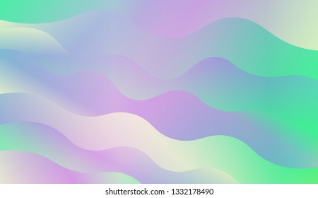 Background for Wallpaper, Web Design, Brochure, Visit Card. Vector wave pattern. Colorful geometric background. Gradient.