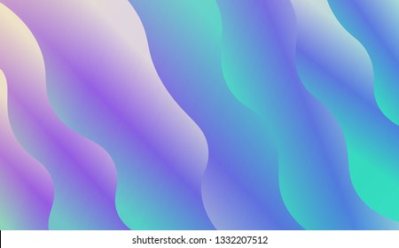 Background for Wallpaper, Web Design, Brochure, Visit Card. Vector wave pattern. Colorful geometric background. Gradient.