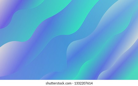 Background for Wallpaper, Web Design, Brochure, Visit Card. Vector wave pattern. Colorful geometric background. Gradient.