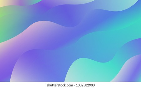 Background for Wallpaper, Web Design, Brochure, Visit Card. Vector wave pattern. Colorful geometric background. Gradient.