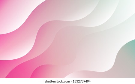 Background for Wallpaper, Web Design, Brochure, Visit Card. Vector wave pattern. Colorful geometric background. Gradient.