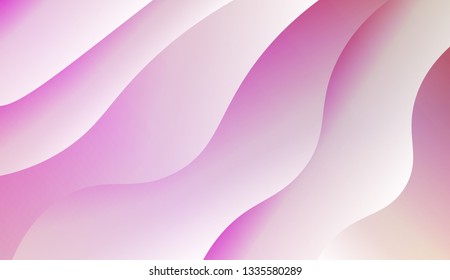 Background for Wallpaper, Web Design, Brochure, Visit Card. Vector wave pattern. Colorful geometric background. Gradient.