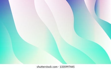 Background for Wallpaper, Web Design, Brochure, Visit Card. Vector wave pattern. Colorful geometric background. Gradient.