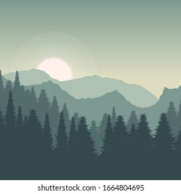 Background Wallpapers Black Green Mountain Black Stock Vector (Royalty ...