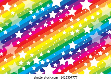 Background wallpapers, Happy party images, Stardust and rainbow colored stripes, Kids education, Poster material for advertising