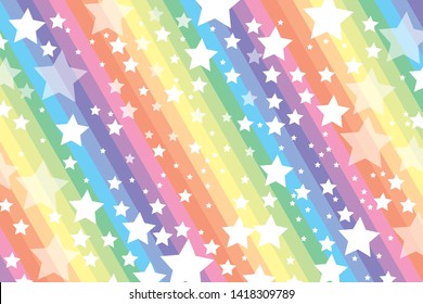 Background wallpapers, Happy party images, Stardust and rainbow colored stripes, Kids education, Poster material for advertising