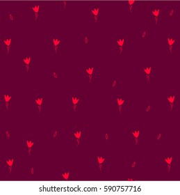 Background wallpapers with spring flowers. Vector illustration.
