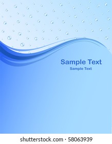 Background with water drops