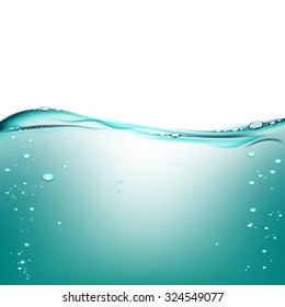 Background of the water surface. Stock vector image.