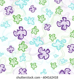 Background in watercolor blots