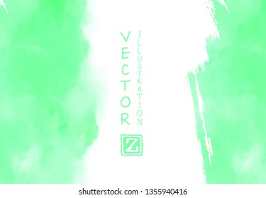 Background with watercolor blots. Hand drawn blots element on white background for your design. Design for your date, postcard, banner, logo. Vector illustration.