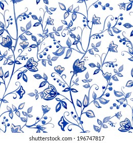 background, watercolor, flora
