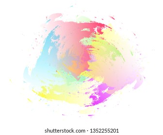Background watercolor strokes vector