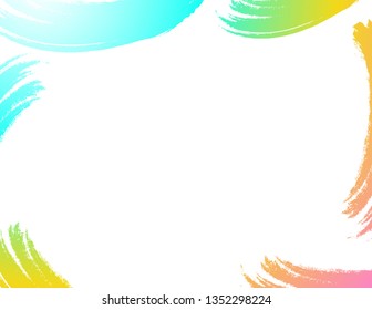 Background watercolor strokes vector