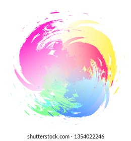 Background watercolor strokes vector
