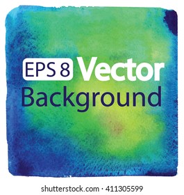 
Background with watercolor texture. Square. grunge style .
