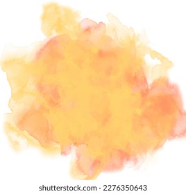 background watercolor yellow and red
