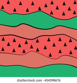 Background from Watermelon. Vector Illustration. EPS10