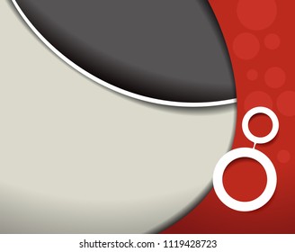Background with wave - brochure design or flyer