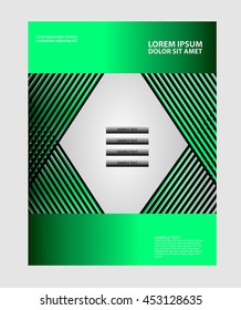 background with wave - brochure design of flyer
