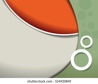 Background with wave - brochure design or flyer